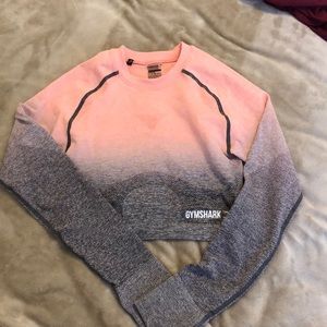 GYMSHARK OMBRÉ SEAMLESS CROP